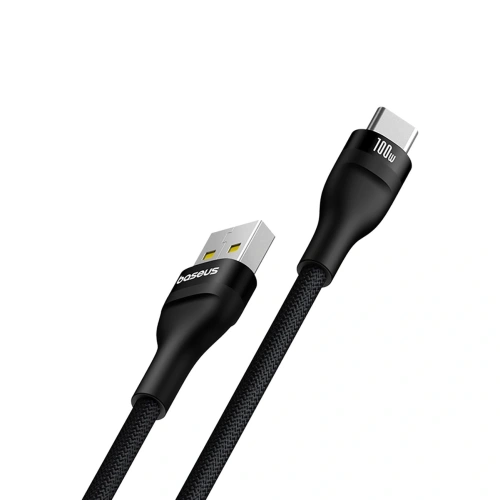 Kabel Baseus Flash 2 USB-A / USB-C 100W 1m czarny