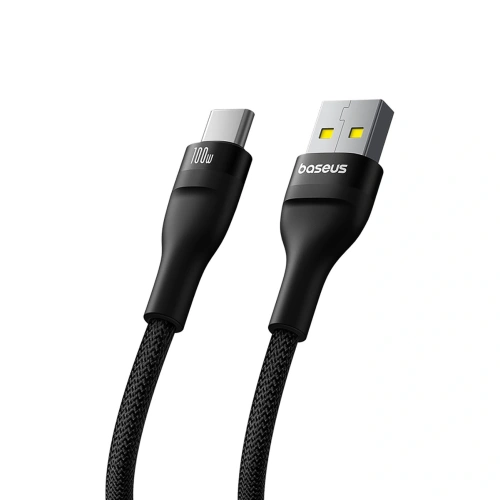 Kabel Baseus Flash 2 USB-A / USB-C 100W 1m czarny
