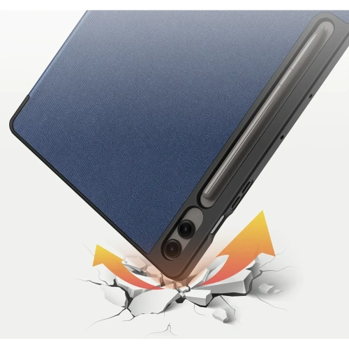 Etui Dux Ducis Domo na Samsung Galaxy Tab S10 Plus / S9 Plus / S9 FE Plus niebieskie