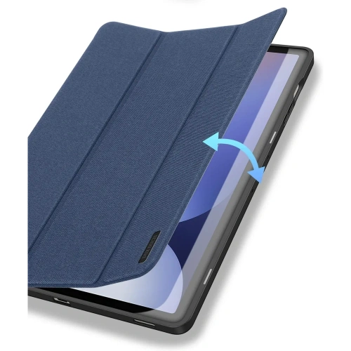 Etui Dux Ducis Domo na Samsung Galaxy Tab S10 Plus / S9 Plus / S9 FE Plus niebieskie