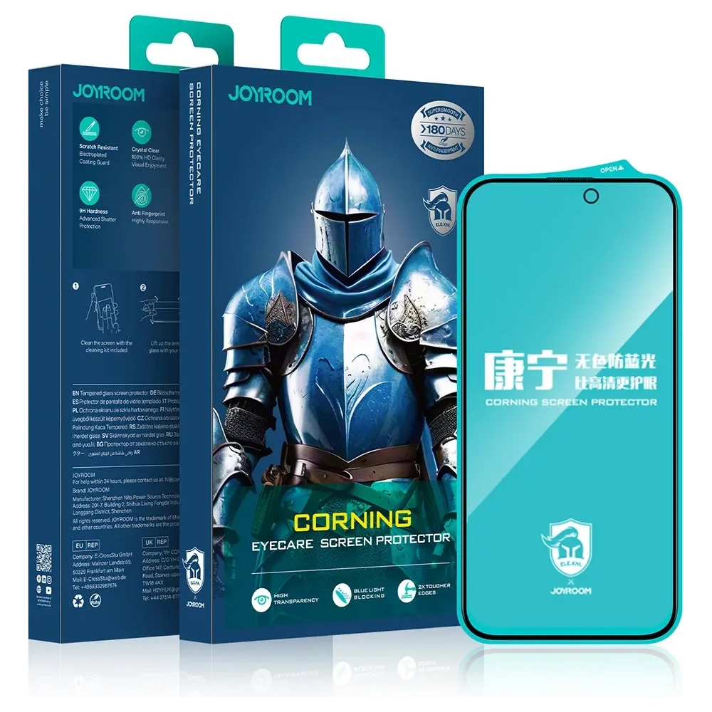 Hurtownia GSM - Joyroom JR-MKN0312 Corning Eyecare tvrzené sklo Apple iPhone 16 Pro - JYR1176 - {ean13} - Hurt