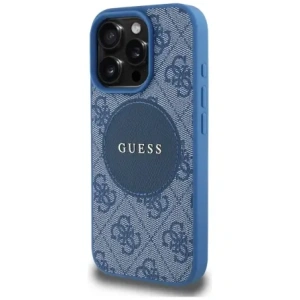 Hurtownia GSM - Guess 4G Circle Classic Logo MagSafe Apple iPhone 16 Pro modrý - GUE4484 - {ean13} - Hurt