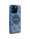 Hurtownia GSM - Guess 4G Circle Classic Logo MagSafe Apple iPhone 16 Pro modrý - GUE4484 - {ean13} - Hurt