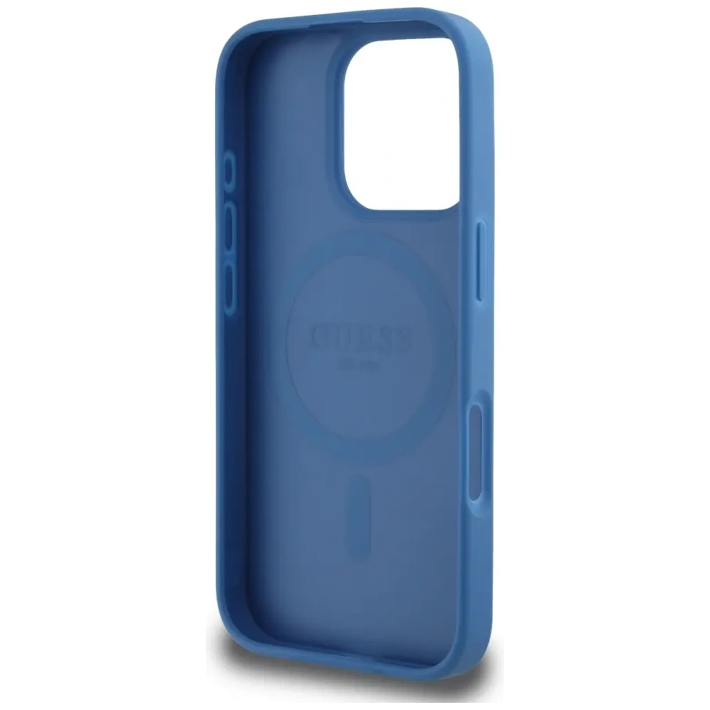 Hurtownia GSM - Guess 4G Circle Classic Logo MagSafe Apple iPhone 16 Pro kék - GUE4484 - {ean13} - Hurt