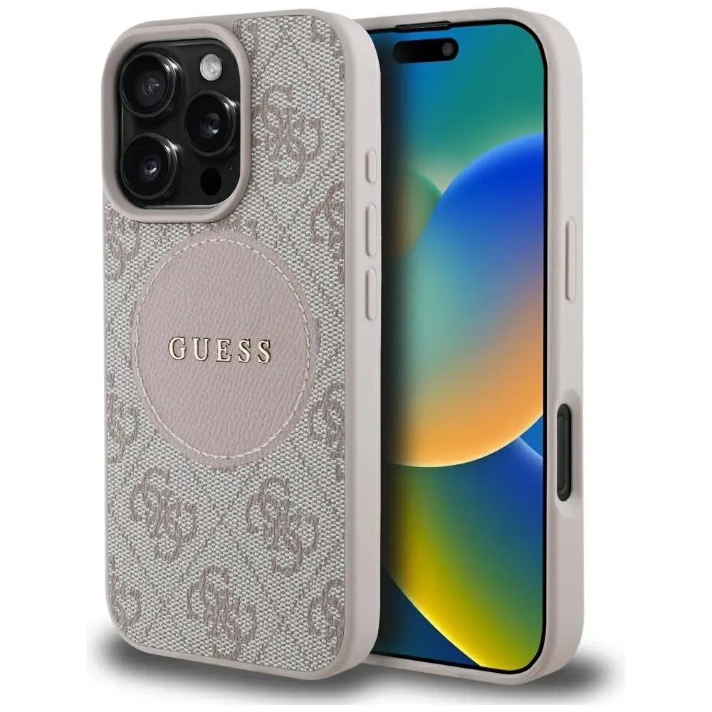 Hurtownia GSM - Guess 4G Circle Classic Logo MagSafe Apple iPhone 16 Pro rosa - GUE4485 - {ean13} - Hurt