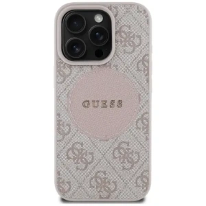 Hurtownia GSM - Guess 4G Circle Classic Logo MagSafe Apple iPhone 16 Pro růžový - GUE4485 - {ean13} - Hurt
