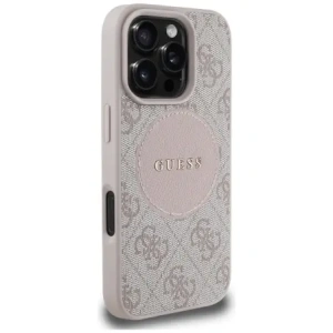 Hurtownia GSM - Guess 4G Circle Classic Logo MagSafe Apple iPhone 16 Pro růžový - GUE4485 - {ean13} - Hurt