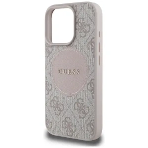 Hurtownia GSM - Guess 4G Circle Classic Logo MagSafe Apple iPhone 16 Pro růžový - GUE4485 - {ean13} - Hurt