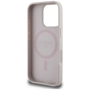 Wholesale Guess 4G Circle Classic Logo MagSafe Apple iPhone 16 Pro pink - GUE4485 - {ean13} - Hurt