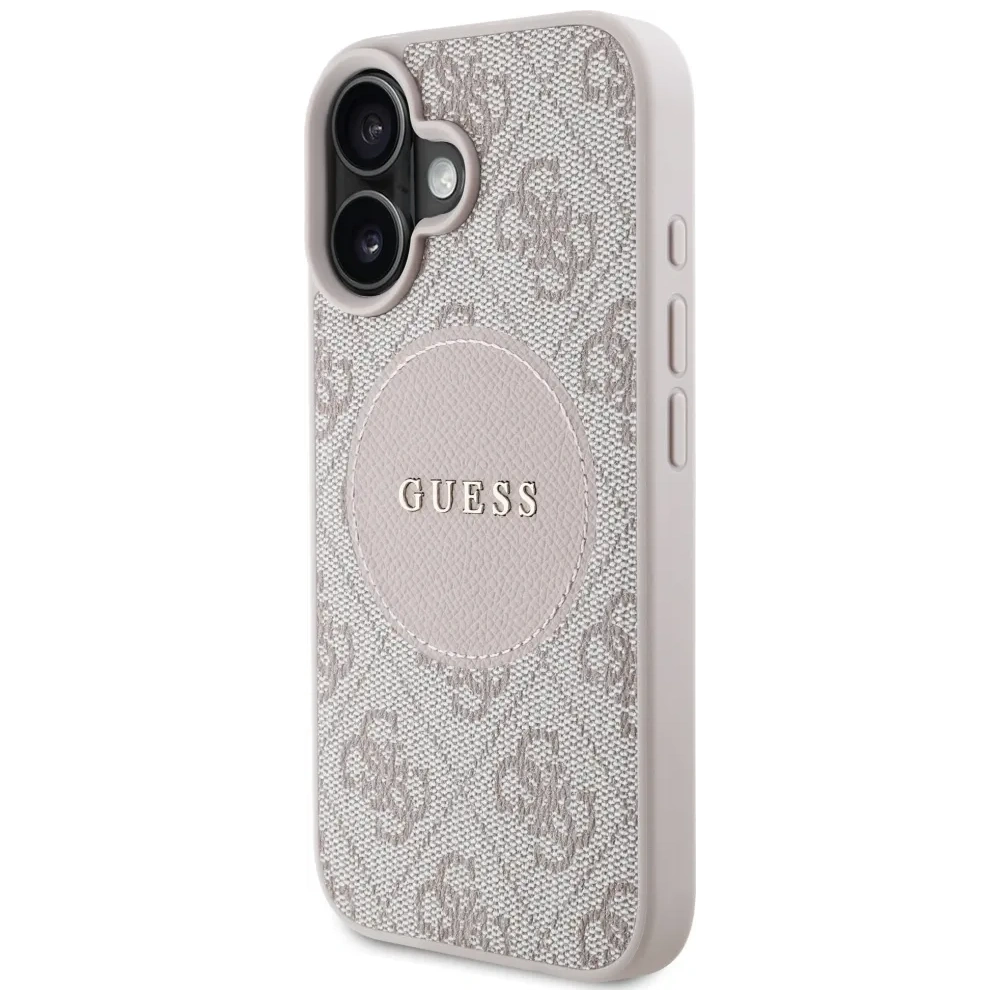 Wholesale Guess 4G Circle Classic Logo MagSafe Apple iPhone 16 pink - GUE4486 - {ean13} - Hurt