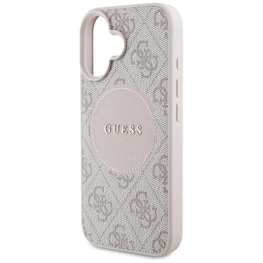 Wholesale Guess 4G Circle Classic Logo MagSafe Apple iPhone 16 pink - GUE4486 - {ean13} - Hurt