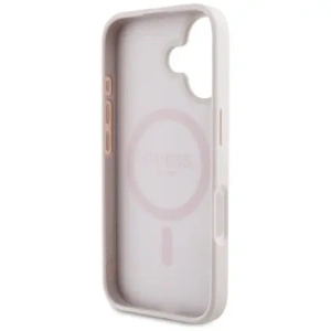 Wholesale Guess 4G Circle Classic Logo MagSafe Apple iPhone 16 pink - GUE4486 - {ean13} - Hurt