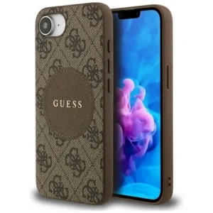 Wholesale Guess 4G Circle Classic Logo MagSafe Apple iPhone 16e brown - GUE4487 - {ean13} - Hurt