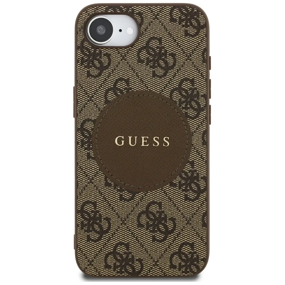 Wholesale Guess 4G Circle Classic Logo MagSafe Apple iPhone 16e brown - GUE4487 - {ean13} - Hurt