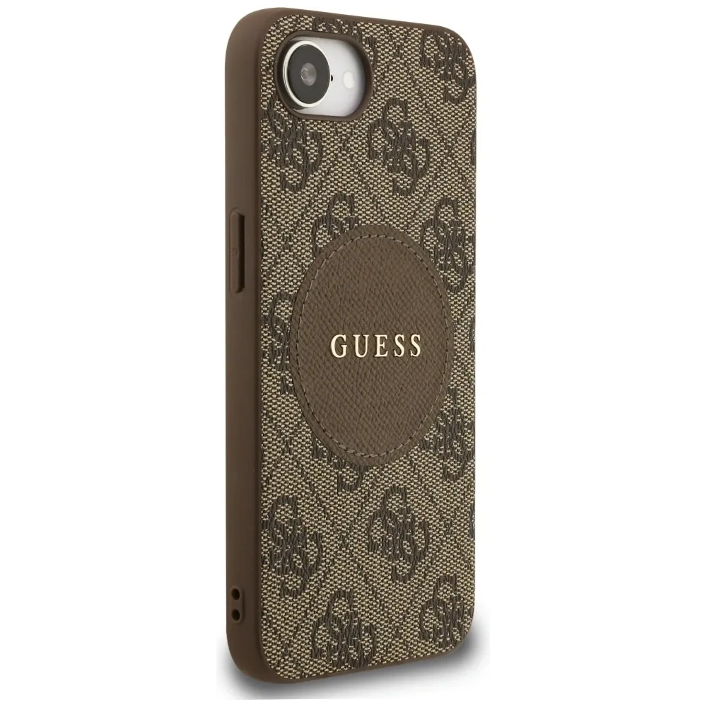 Wholesale Guess 4G Circle Classic Logo MagSafe Apple iPhone 16e brown - GUE4487 - {ean13} - Hurt