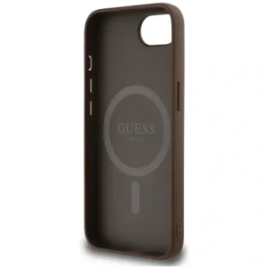 Wholesale Guess 4G Circle Classic Logo MagSafe Apple iPhone 16e brown - GUE4487 - {ean13} - Hurt