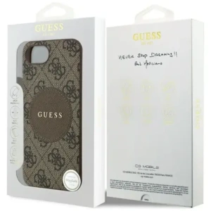 Wholesale Guess 4G Circle Classic Logo MagSafe Apple iPhone 16e brown - GUE4487 - {ean13} - Hurt