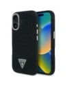 Guess Denim Triangle Logo MagSafe Apple iPhone 16 černá
