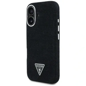 Hurtownia GSM - Guess Denim Triangle Logo MagSafe Apple iPhone 16 fekete - GUE4488 - {ean13} - Hurt