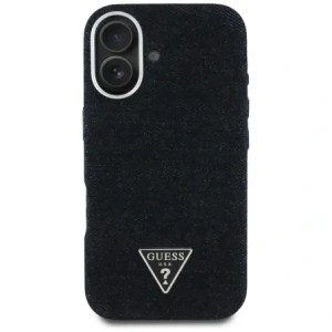 Hurtownia GSM - Guess Denim Triangle Logo MagSafe Apple iPhone 16 fekete - GUE4488 - {ean13} - Hurt