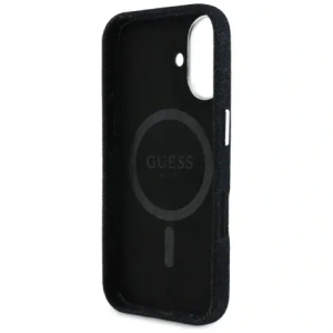 Hurtownia GSM - Guess Denim Triangle Logo MagSafe Apple iPhone 16 fekete - GUE4488 - {ean13} - Hurt
