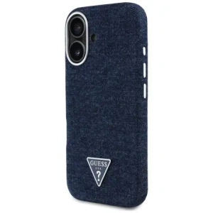 Hurtownia GSM - Guess Denim Triangle Logo MagSafe Apple iPhone 16 kék - GUE4489 - {ean13} - Hurt