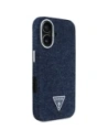 Hurtownia GSM - Guess Logo triunghiular din denim MagSafe Apple iPhone 16 albastru - GUE4489 - {ean13} - Hurt