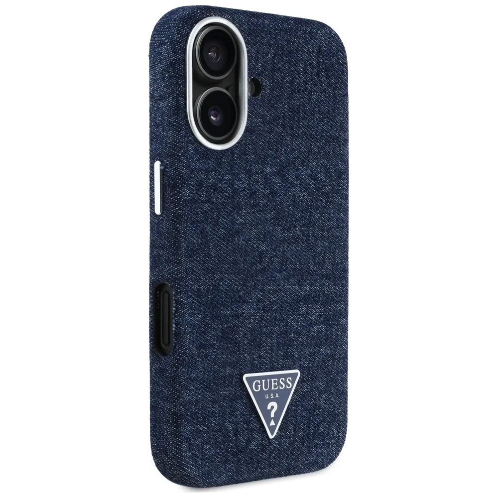 Hurtownia GSM - Guess Denim-Dreieckslogo MagSafe Apple iPhone 16 blau - GUE4489 - {ean13} - Hurt