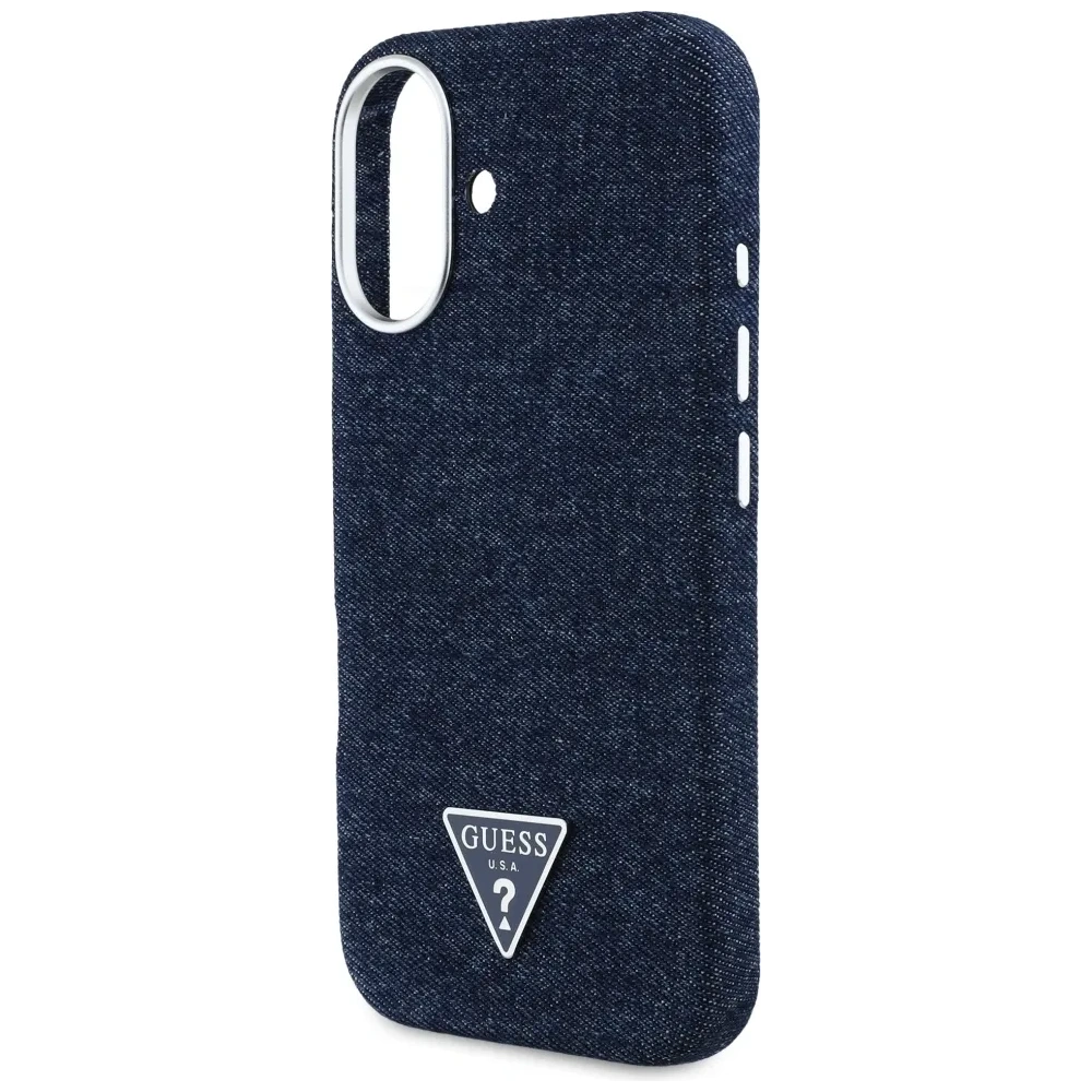 Hurtownia GSM - Guess Denim-Dreieckslogo MagSafe Apple iPhone 16 blau - GUE4489 - {ean13} - Hurt