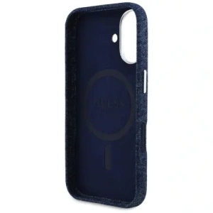 Hurtownia GSM - Guess Denim Triangle Logo MagSafe Apple iPhone 16 kék - GUE4489 - {ean13} - Hurt