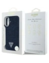 Hurtownia GSM - Guess Logo triunghiular din denim MagSafe Apple iPhone 16 albastru - GUE4489 - {ean13} - Hurt