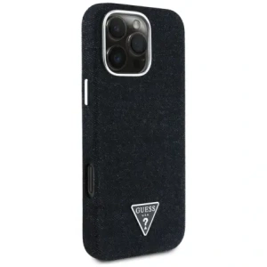 Hurtownia GSM - Guess Denim Trojúhelníkové Logo MagSafe Apple iPhone 16 Pro černý - GUE4490 - {ean13} - Hurt