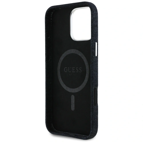 Etui Guess Denim Triangle Logo MagSafe do Apple iPhone 16 Pro Max