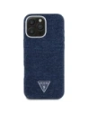 Hurtownia GSM - Guess Denim Trojúhelníkové Logo MagSafe Apple iPhone 16 Pro modrý - GUE4493 - {ean13} - Hurt