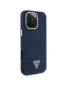 Hurtownia GSM - Guess Denim Trojúhelníkové Logo MagSafe Apple iPhone 16 Pro modrý - GUE4493 - {ean13} - Hurt