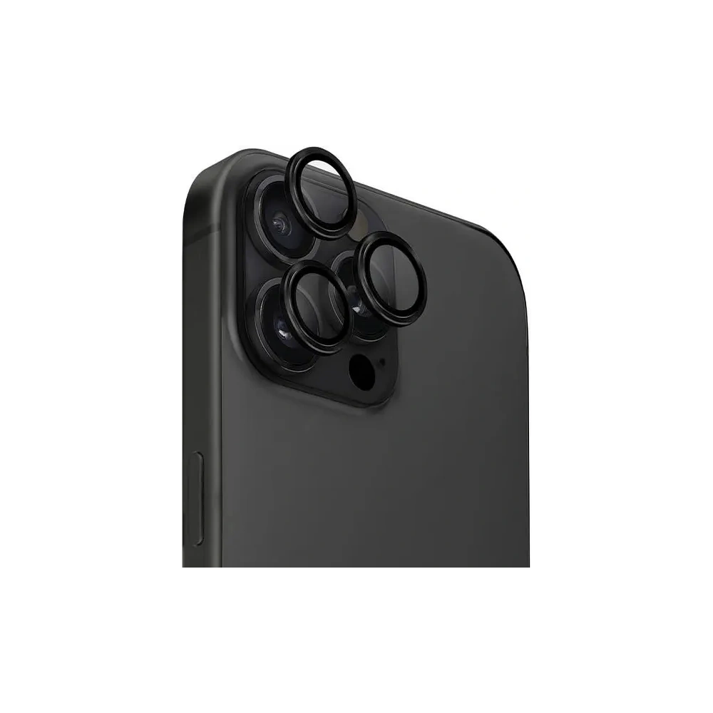 Hurtownia GSM - UNIQ Optix Hliníkový Ochranný Objektiv pro Fotoaparát Apple iPhone 16 Pro / 16 Pro Max černá půlnoc - UNIQ1513 - {ean13} - Hurt