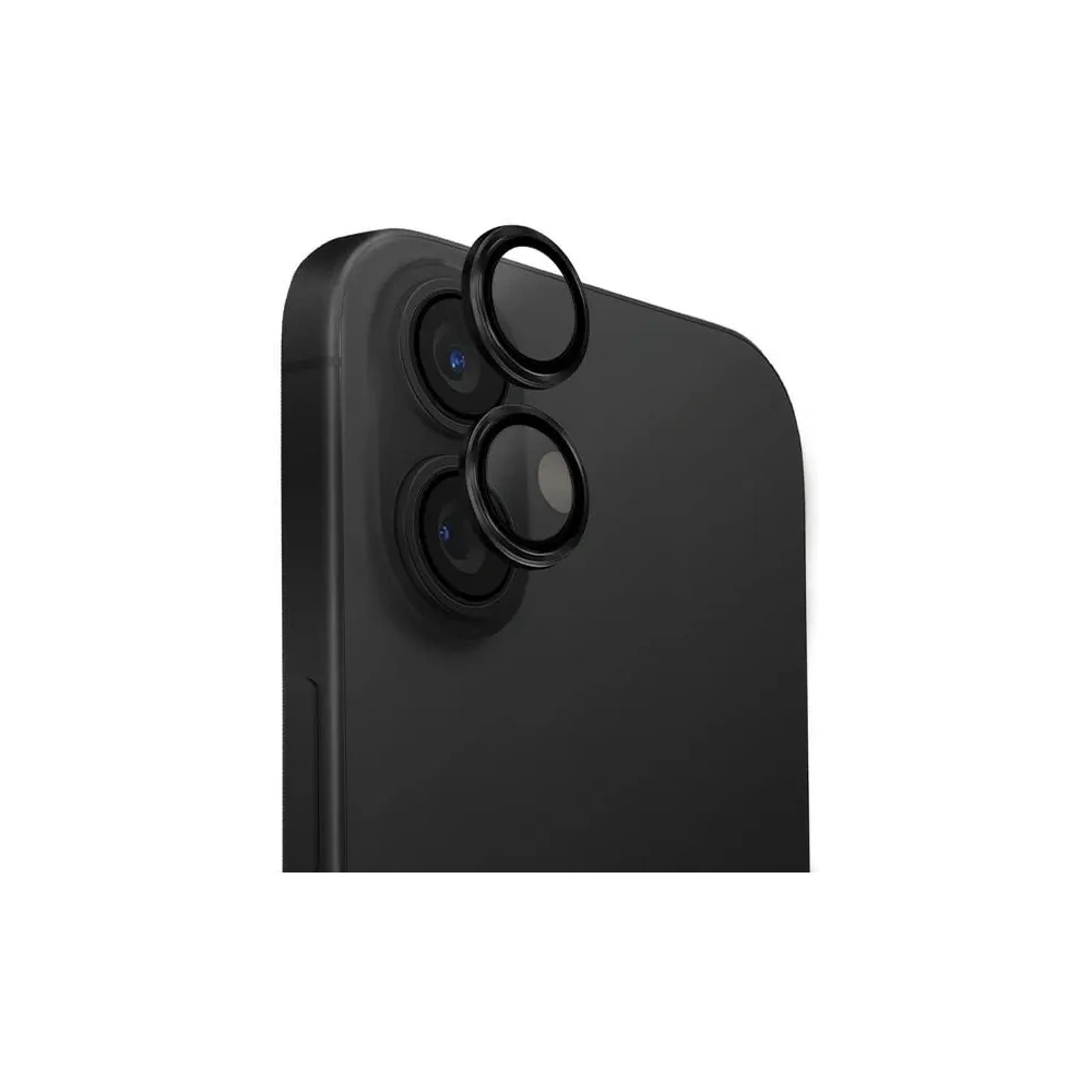 Wholesale UNIQ Optix Aluminium Camera Lens Protector Apple iPhone 16 / 16 Plus midnight black - UNIQ1515 - {ean13} - Hurt