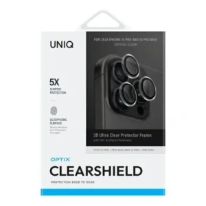 Hurtownia GSM - UNIQ Optix Clear Camera Lens Protector Apple iPhone 16 Pro / 16 Pro Max křišťálově čirý - UNIQ1517 - {ean13} - Hurt