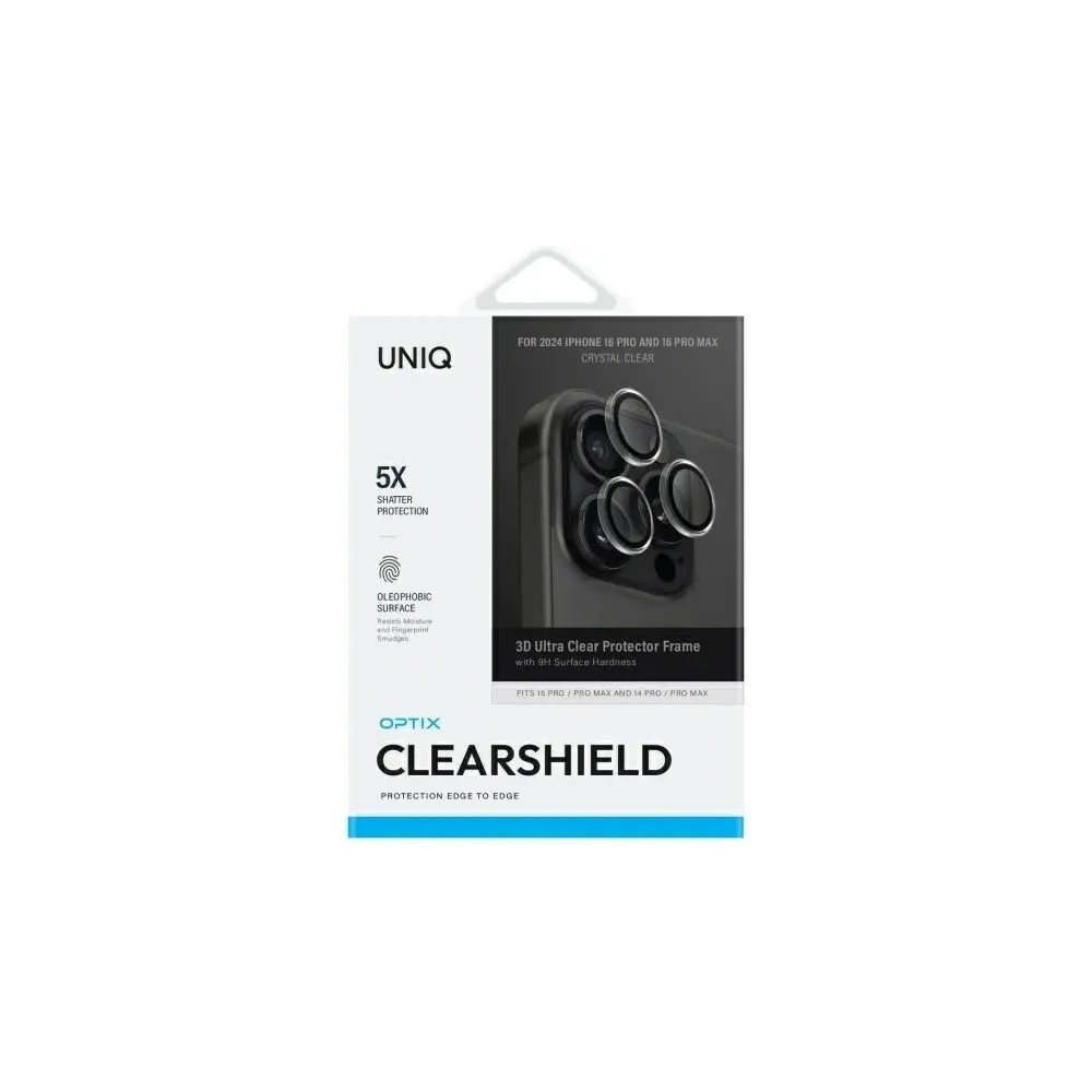 Hurtownia GSM - UNIQ Optix Clear Camera Lens Protector Apple iPhone 16 Pro / 16 Pro Max křišťálově čirý - UNIQ1517 - {ean13} - Hurt