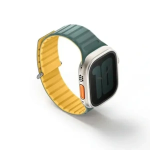 Wholesale UNIQ Revix Evo Apple Watch Series1/2/3/4/5/6/7/8/9/SE/SE2/Ultra/Ultra2 42/44/45/49mm Reversible Magnetic viridian green-burnt yellow - UNIQ1518 - {ean13} - Hurt