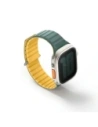UNIQ Revix Evo Apple Watch Series1/2/3/4/5/6/7/8/9/SE/SE2/Ultra/Ultra2 42/44/45/49mm Reversible Magnetic viridian green-burnt yellow