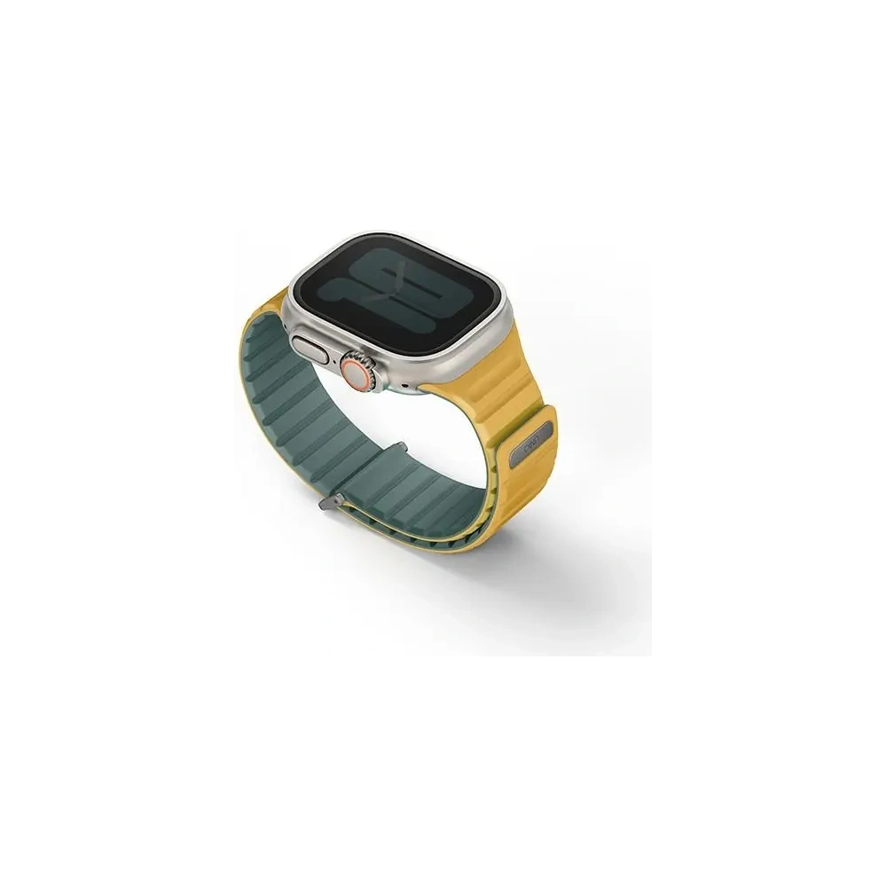 Wholesale UNIQ Revix Evo Apple Watch Series1/2/3/4/5/6/7/8/9/SE/SE2/Ultra/Ultra2 42/44/45/49mm Reversible Magnetic viridian green-burnt yellow - UNIQ1518 - {ean13} - Hurt