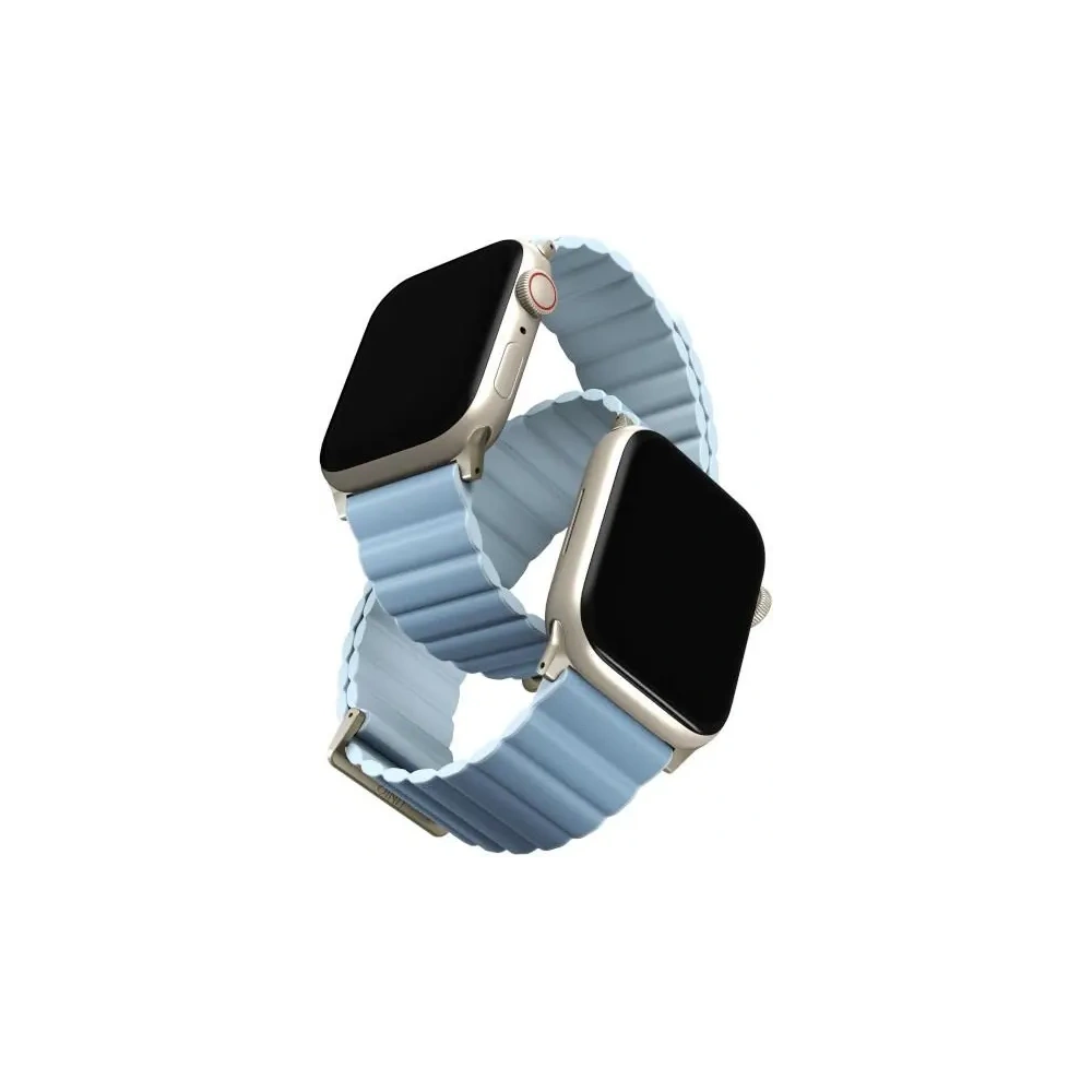 Wholesale UNIQ Revix Premium Apple WatchSeries 1/2/3/4/5/6/7/8/9/SE/SE2 38/40/41mm Edition Reversible Magnetic Leather arctic-soft blue - UNIQ1519 - {ean13} - Hurt