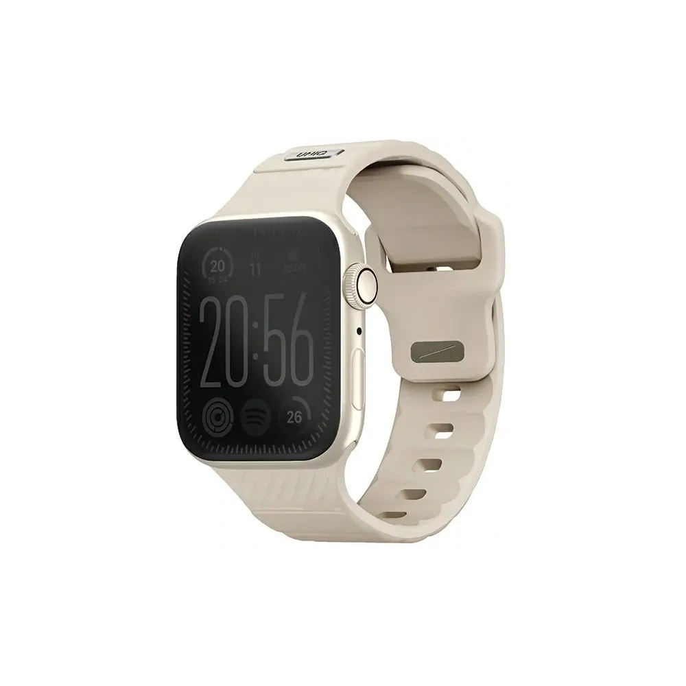 Wholesale UNIQ Stride Apple Watch Series1/2/3/4/5/6/7/8/9/SE/SE2 38/40/41mm FKM Rubber Strap pale khaki - UNIQ1520 - {ean13} - Hurt