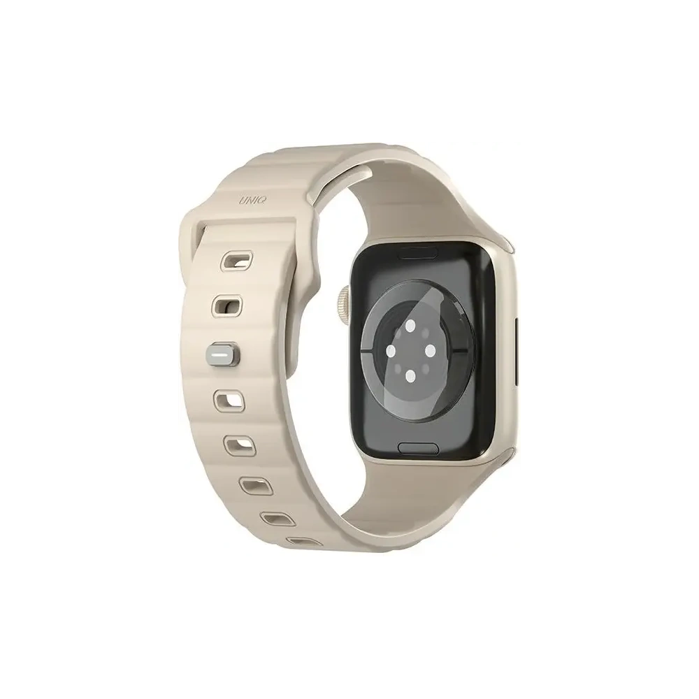 Wholesale UNIQ Stride Apple Watch Series1/2/3/4/5/6/7/8/9/SE/SE2 38/40/41mm FKM Rubber Strap pale khaki - UNIQ1520 - {ean13} - Hurt