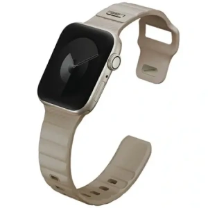 Wholesale UNIQ Stride Apple Watch Series1/2/3/4/5/6/7/8/9/SE/SE2 38/40/41mm FKM Rubber Strap pale khaki - UNIQ1520 - {ean13} - Hurt
