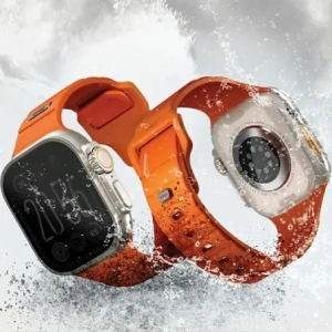 Wholesale UNIQ Stride Apple Watch Series1/2/3/4/5/6/7/8/9/SE/SE2 38/40/41mm FKM Rubber Strap pale khaki - UNIQ1520 - {ean13} - Hurt