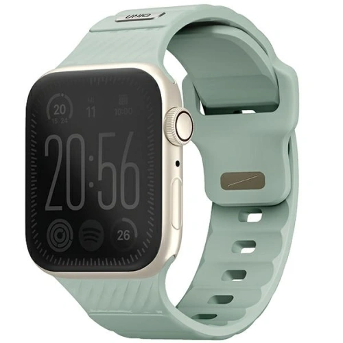 Pasek UNIQ Stride Apple Watch Series1/2/3/4/5/6/7/8/9/SE/SE2 38/40/41mm FKM Rubber Strap miętowy/iceplant green