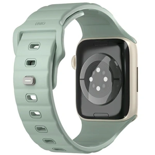 Pasek UNIQ Stride Apple Watch Series1/2/3/4/5/6/7/8/9/SE/SE2 38/40/41mm FKM Rubber Strap miętowy/iceplant green