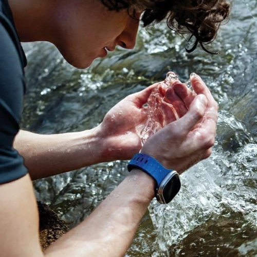 Pasek UNIQ Stride Apple Watch Series1/2/3/4/5/6/7/8/9/SE/SE2 38/40/41mm FKM Rubber Strap miętowy/iceplant green